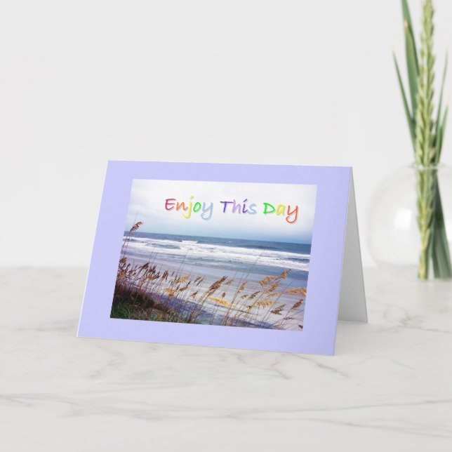 Beach Inspirational Card (Front)