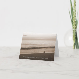 Beach Inspirational Notecard