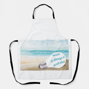 Beach is always a good idea, summer    apron