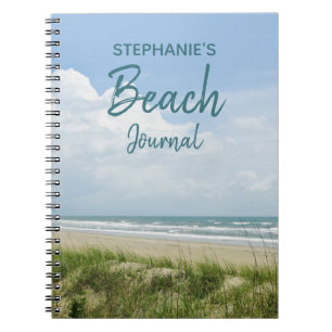 Beach Journal Personalised Coastal Notebook