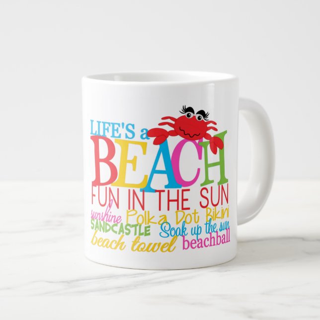 Beach - Jumbo Mug (Front Right)