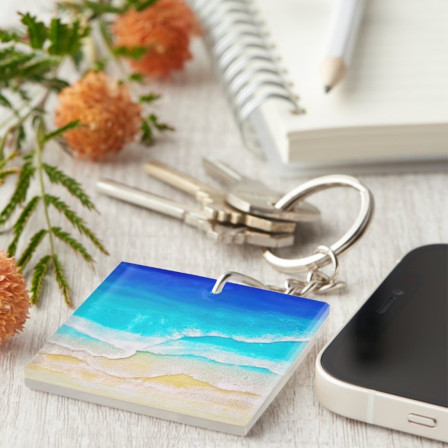 Beach  key ring (Front Right)