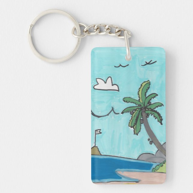 Beach Keychain (Front)
