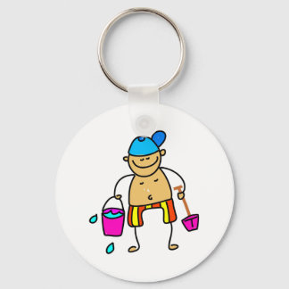 Beach Kid Key Ring