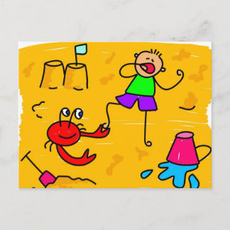 Beach Kid Postcard
