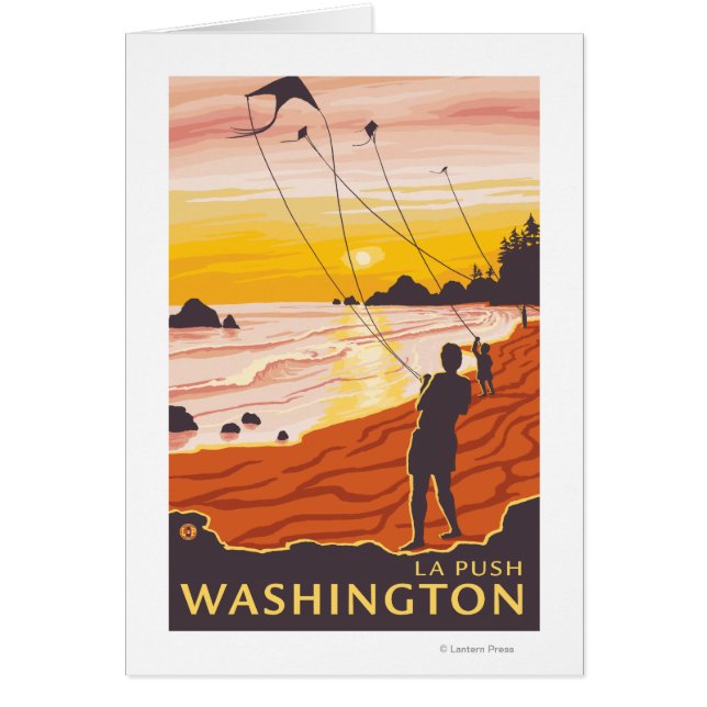 Beach & Kites - La Push, Washington (Front)