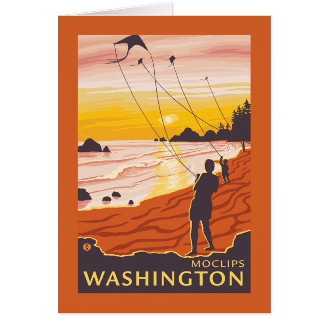 Beach & Kites - Moclips, Washington (Front)