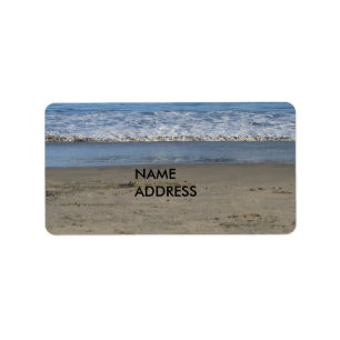 beach label