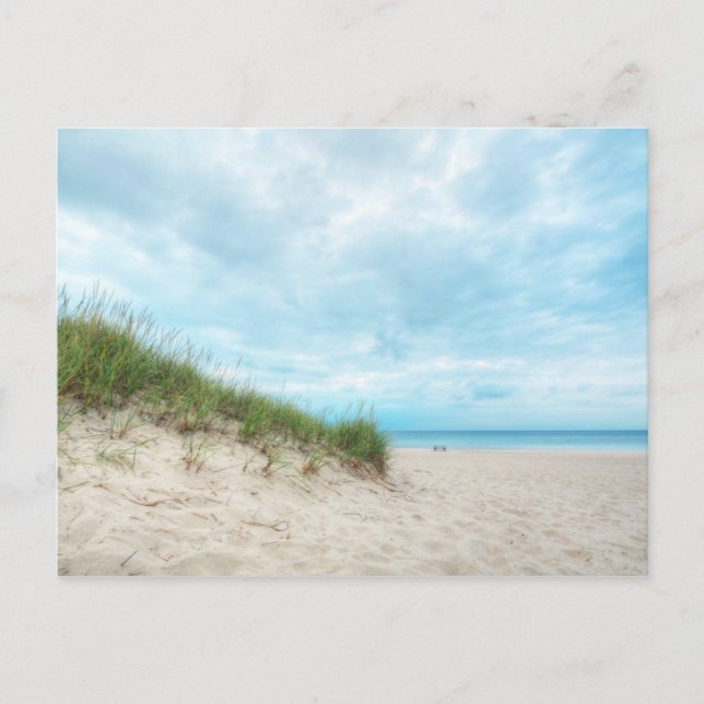 Beach Lake Michigan Landscape Seascape Postcard (Front)