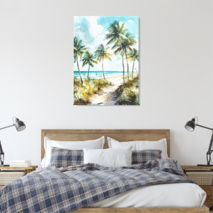 Beach Landscape Canvas Print
