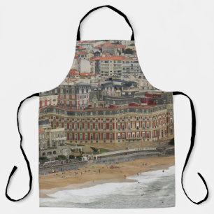 Beach landscape France: The ancient seaside resort Apron