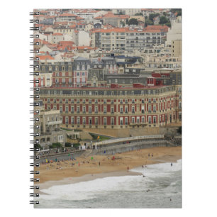 Beach landscape France: The ancient seaside resort Notebook
