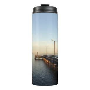 Beach landscape photography at crescent beach thermal tumbler