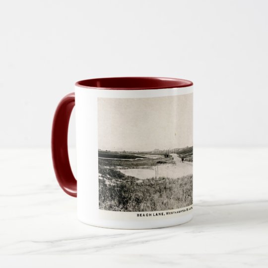Beach Lane, Westhampton, New York, Vintage Mug