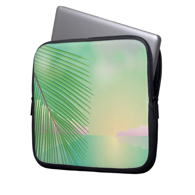 Beach Laptop Sleeve (Front Left)