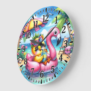Beach large clock