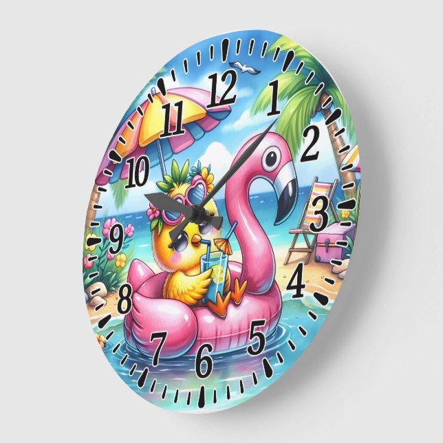Beach  large clock (Angle)