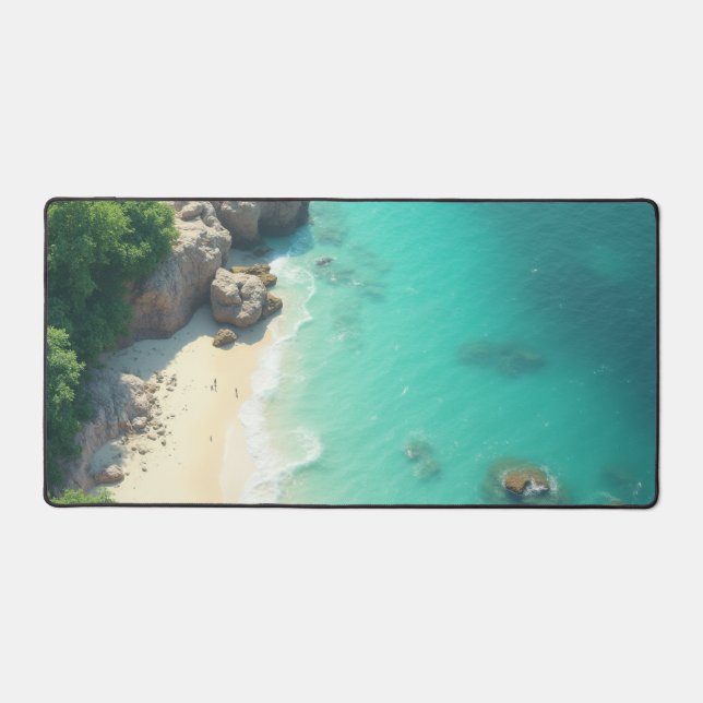 Beach Large Gaming Mouse Pad (Front)
