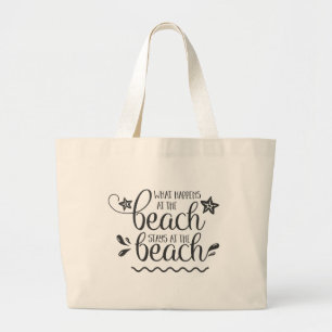 Beach Large Tote Bag