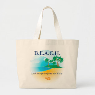 Beach Large Tote Bag