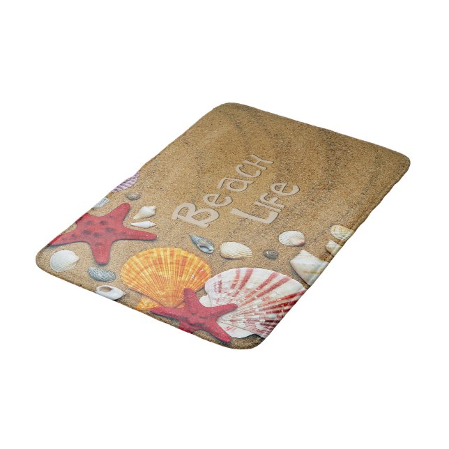Beach Life Bath Mat (Angled)