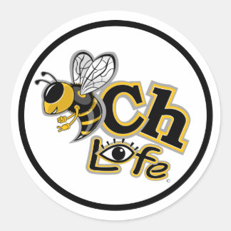 BEACH LIFE CLASSIC ROUND STICKER
