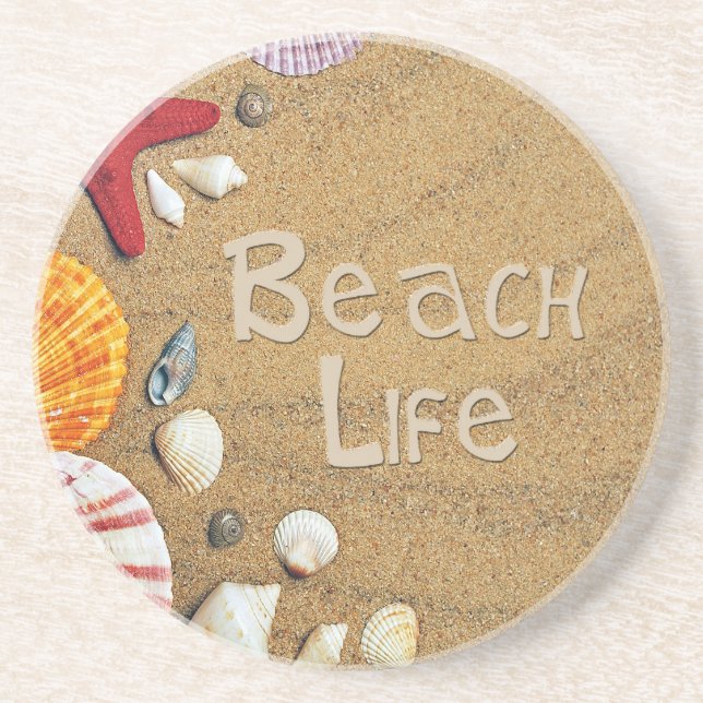 Beach Life Coaster (Front)