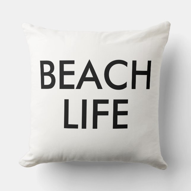 Beach Life Lifeguard Gift Cushion (Front)