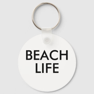 Beach Life Lifeguard Gift Key Ring