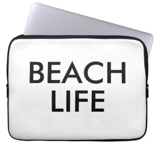 Beach Life Lifeguard Gift Laptop Sleeve