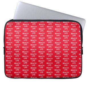 Beach Life Lifeguard Gift Laptop Sleeve
