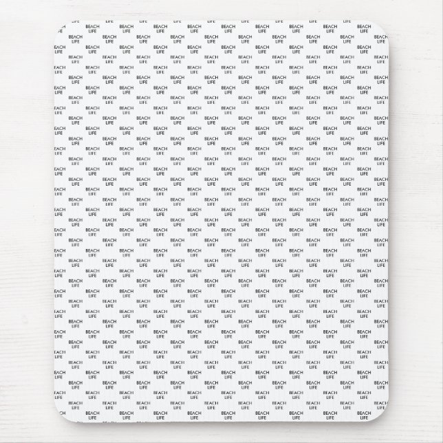 Beach Life Lifeguard Gift Mouse Mat (Front)