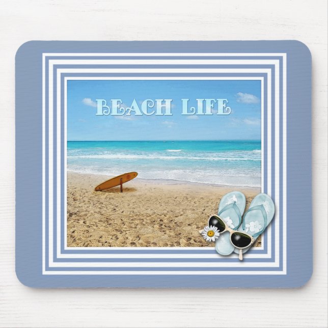 Beach Life Mouse Mat (Front)