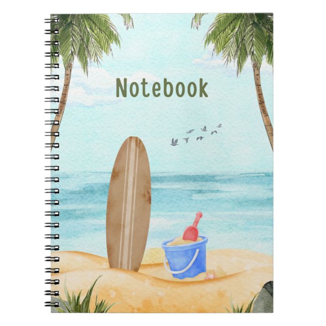 Beach life  notebook (Front)