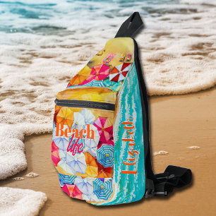 Beach Life Personalised  Sling Bag