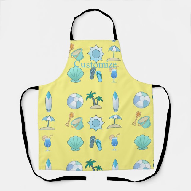 Beach Life Things Thunder_Cove  Apron (Front)