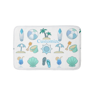 Beach Life Things Thunder_Cove Bath Mat