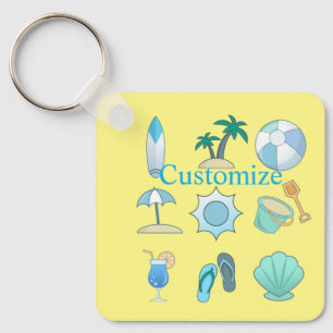 Beach Life Things Thunder_Cove Key Ring