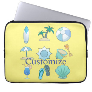 Beach Life Things Thunder_Cove Laptop Sleeve