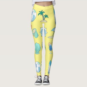 Beach Life Things Thunder_Cove  Leggings