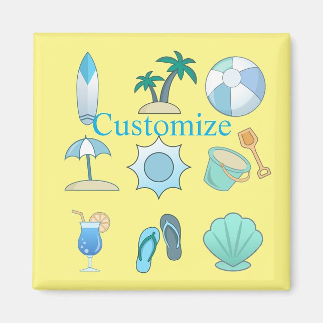 Beach Life Things Thunder_Cove  Magnet (Front)