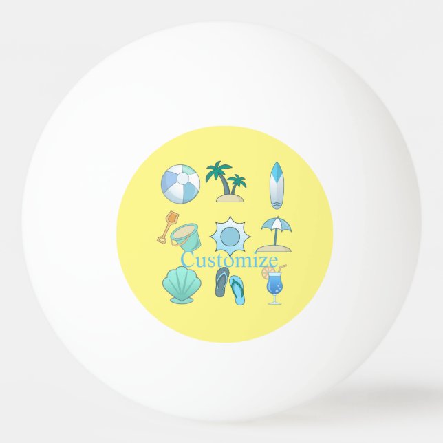 Beach Life Things Thunder_Cove Ping Pong Ball (Front)