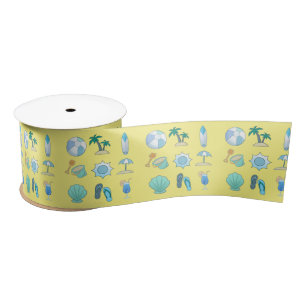 Beach Life Things Thunder_Cove  Satin Ribbon