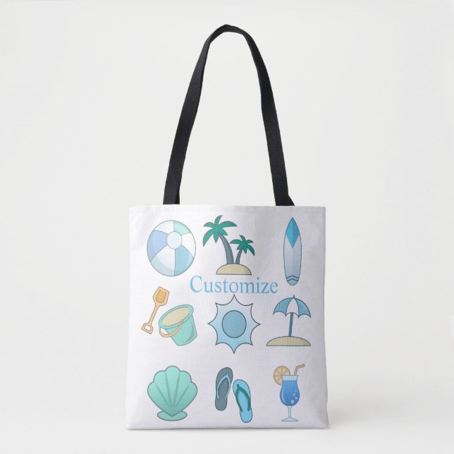 Beach Life Things Thunder_Cove Tote Bag (Front)