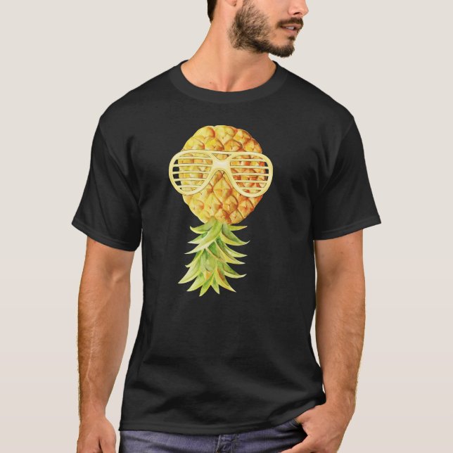 Beach life upside down pineapple T-Shirt Tank Top (Front)