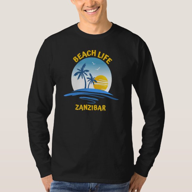 Beach Life Zanzibar T-Shirt (Front)