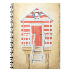 Beach Lifeguard Shack Summer Notebook