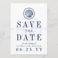 Beach Lighthouse | Save the Date Invitation