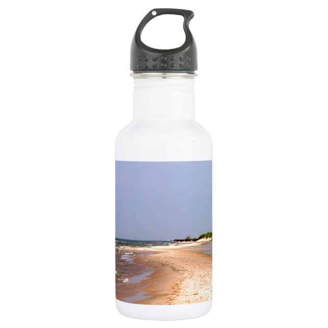 Beach Lighthouse Watch 532 Ml Water Bottle (Front)