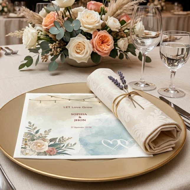 Beach Lighting Soft Theme Elegant Minimal Modren Napkin (Creator Uploaded)